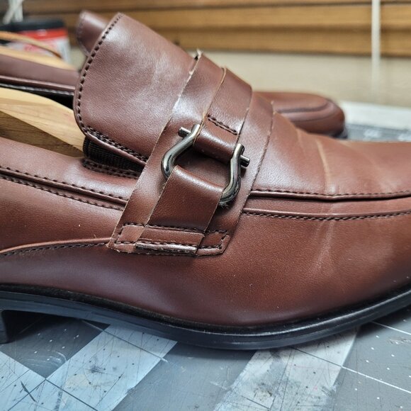 Stacy Adams Brown Dress shoes size 7 Mens - Picture 7 of 10